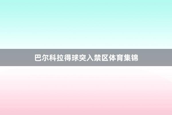 巴尔科拉得球突入禁区体育集锦
